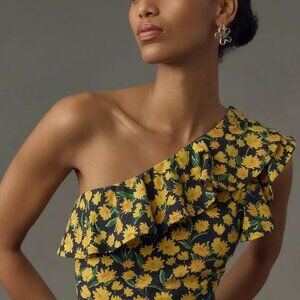 Summer is here! NWT Anthropologie One-Shoulder Ruffle Top